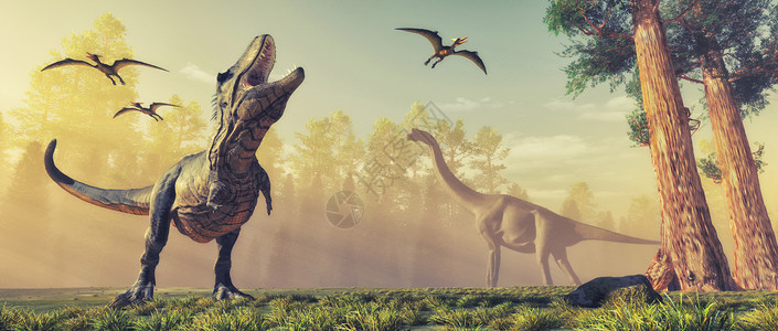 3D变恐龙这是3D背景图片