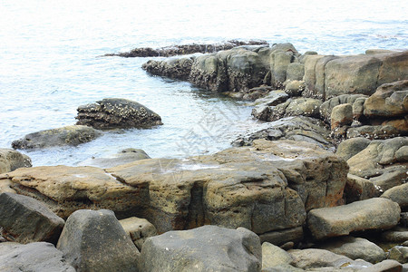 海滩海岩石纹理图片