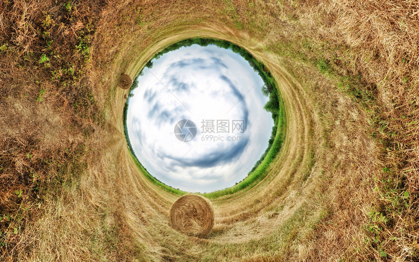 干草灰田的地形图投影360度全图片