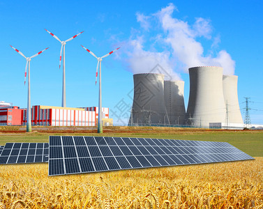 具有不同能源资的工业景观可持续发展续一二图片