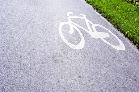 城市自行车路图片