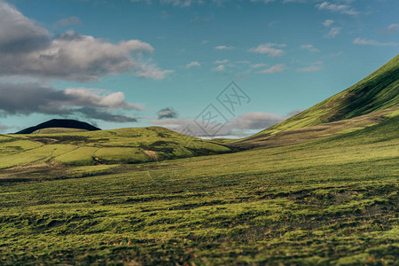 冰岛美丽的风景观图片