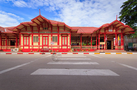华欣火车站是个著名的地方泰国图片