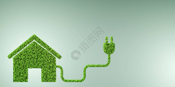 环境友好型住房概念与绿色住宅图片