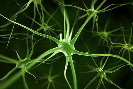 神经元抽象背景图片