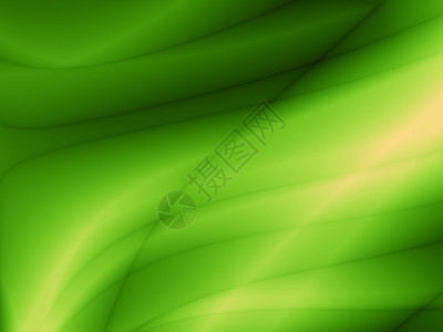 佛得角抽象的生物态绿色背景插画