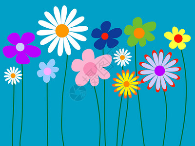 抽象花卉背景图背景图片