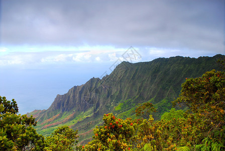 夏威夷Kauai北岸NaPali海岸图片