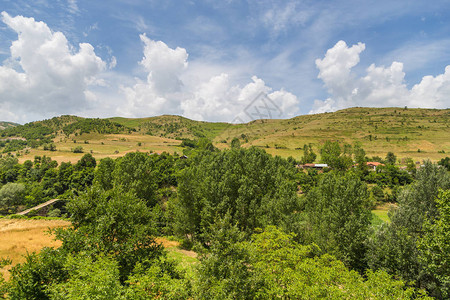 阿尔巴尼亚山的风景观图片