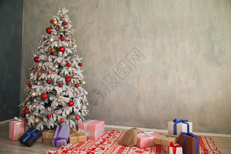 圣诞树屋内务节礼物冬季装饰图片