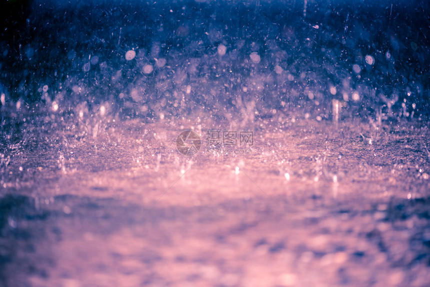 雨布基背景循环外表抽象吸引图片