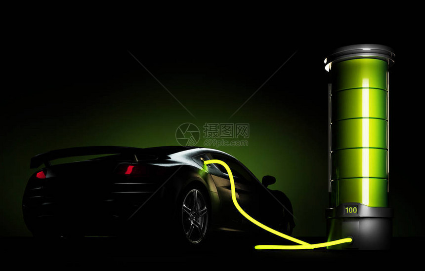 电动汽车与大电池连通的3个示例电动图片