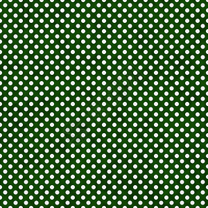 黑暗绿色和白色小波尔卡点模式重覆背景图片
