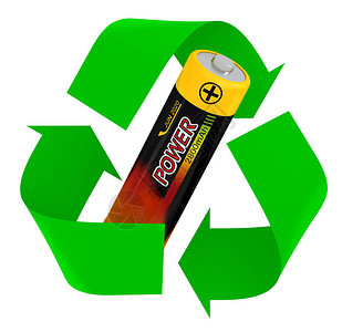 电池回收利用符号图片