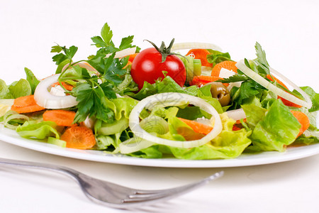 将蔬菜混合为健康食物图片