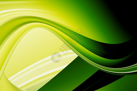 绿色动态波摘要插图空以插入或设计图片