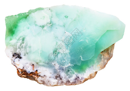 天然矿物石Chrysoprasechrysoprasus绿色铬晶状宝石背景图片