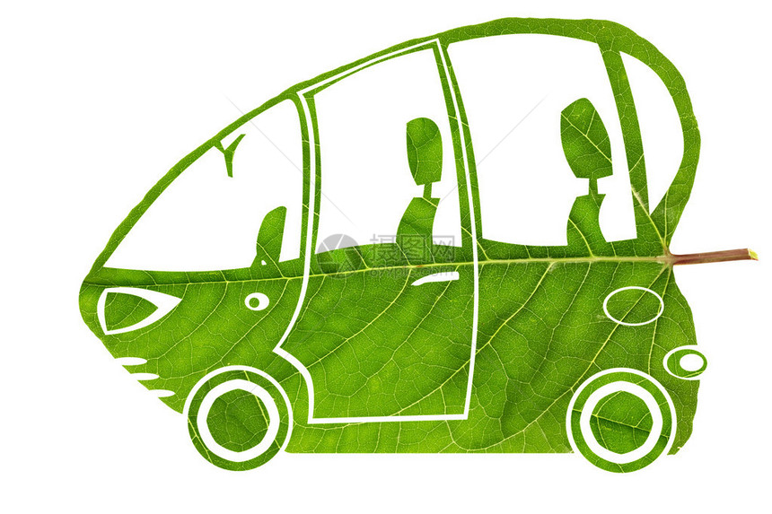 绿色生态电子动有趣的生物汽车概念用图片
