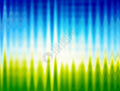 蓝色和绿色波浪背景图片