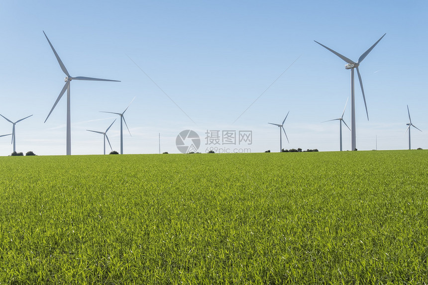 供发电生态电力风力图片