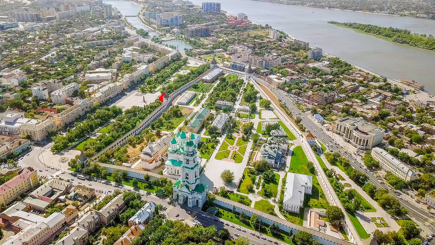 克里姆林宫历史和建筑综合体的空中观察俄罗斯图片