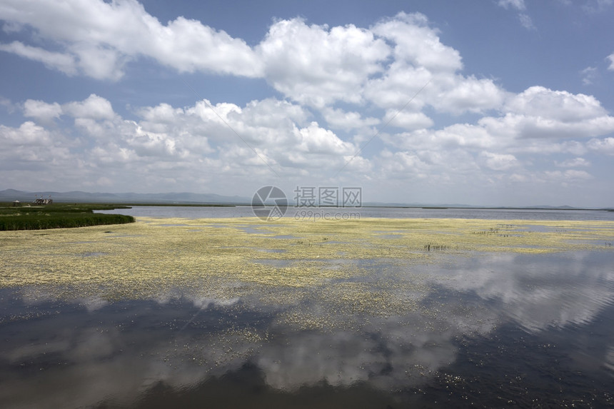 四川花湖美丽的风图片