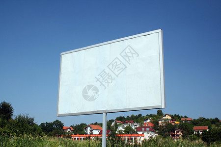 空广告牌背景图片