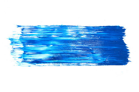 孤立在白色背景上的蓝色油漆背景图片