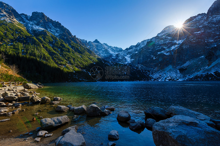 波兰塔特拉山脉海图片