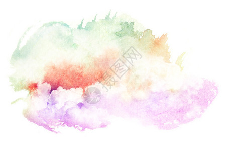 云的抽象水彩插图纸本水彩画天空的水彩插图片