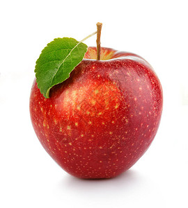 红苹果绿叶白背图片