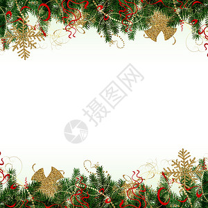 圣诞贺卡圣诞框架背景图片