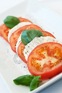 意大利菜奶油沙拉番茄图片