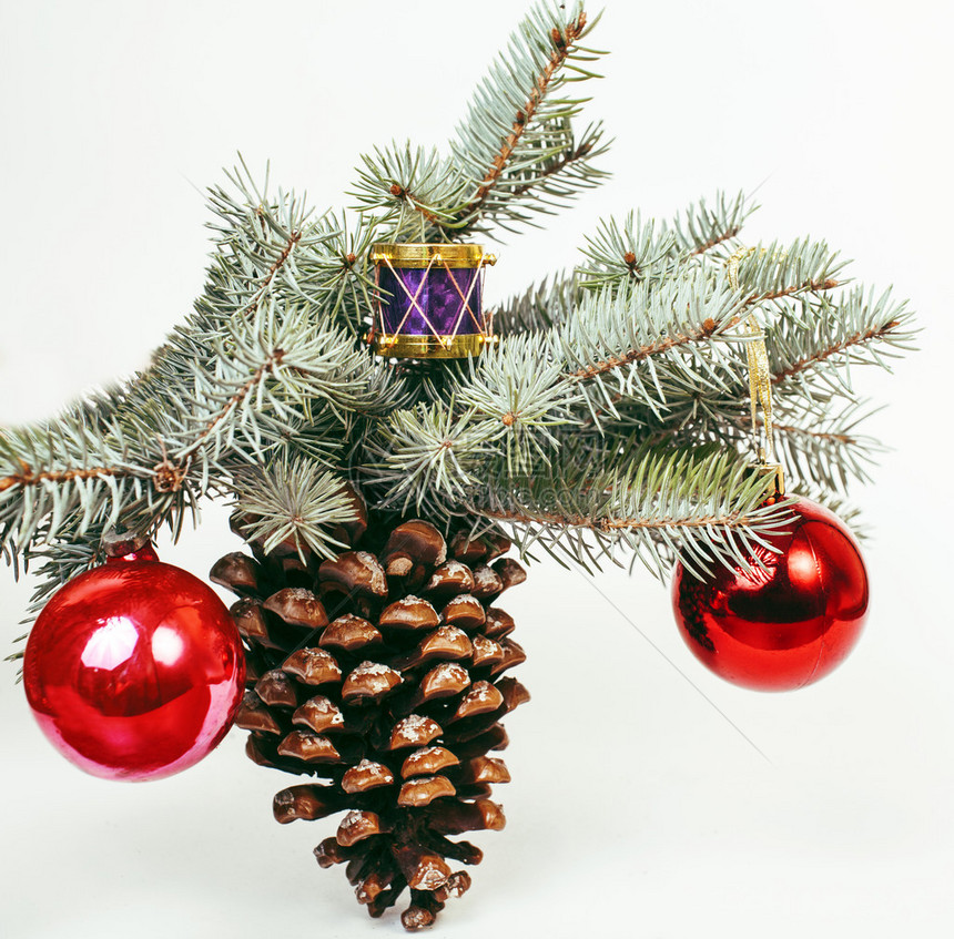 新年庆祝圣诞节日用品树玩具雪装饰品图片