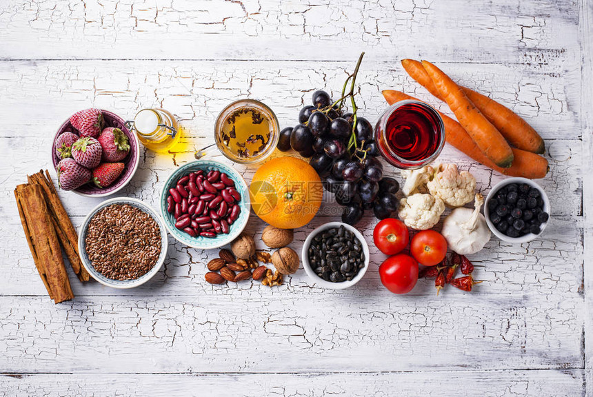 抗癌产品健康生活食品水果蔬菜豆子图片