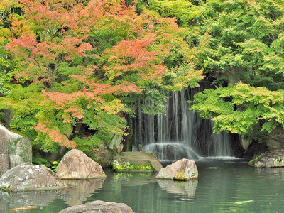 可园位于日本兵库县姬路市的Kokoen花园Garden是位于姬路城旁背景