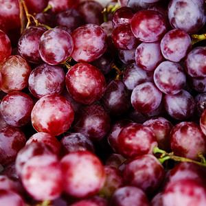 成熟的新鲜葡萄水果原生图片