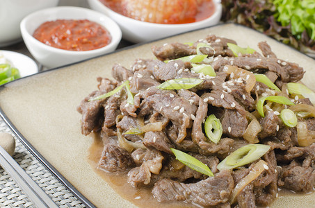 韩国BBQ牛肉图片