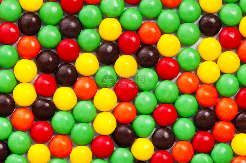 彩色糖果涂层巧克力甜图片