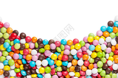色彩多的糖果框孤图片