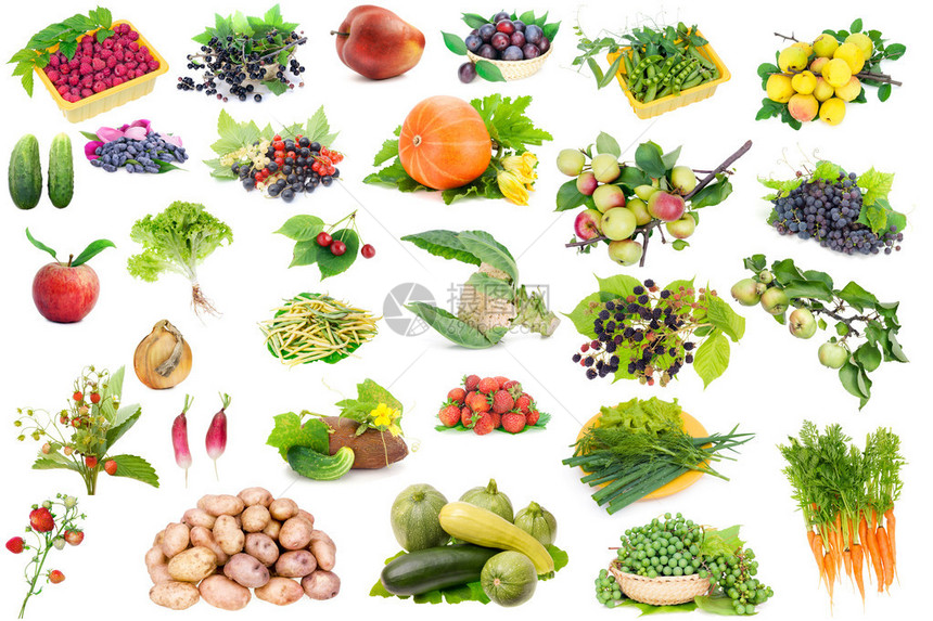 真正的简单水果和蔬菜来自北欧的大拼图贴图片