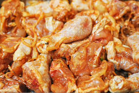 鸡肉烤Sashli图片