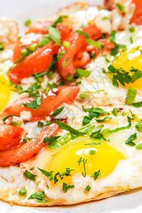 西红柿和香草炒鸡蛋图片