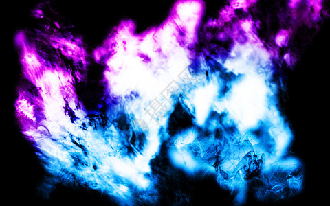 紫色和蓝色黑色背景的神秘云图片