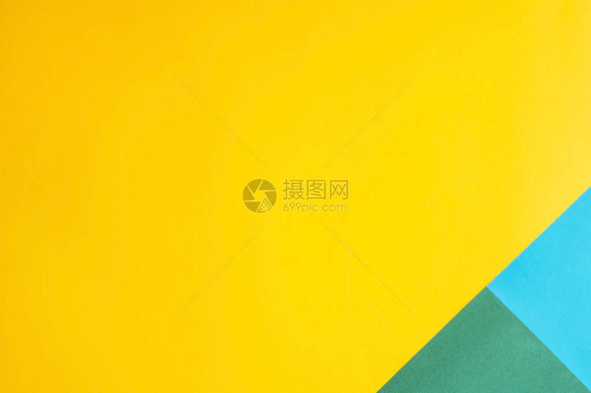 混合多色装饰背景主要颜色是黄色和附加绿色和蓝色复制空间图片