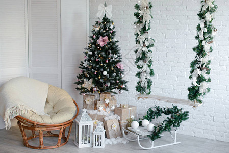 圣诞装饰和firtree图片