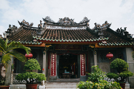 越南HoiAn传统东方建筑图片
