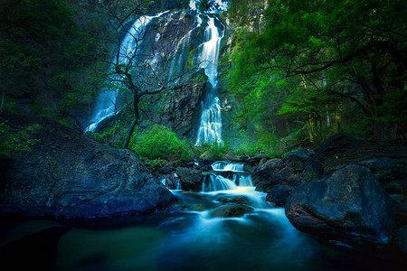 泰国北部的克隆兰瀑布公园图片