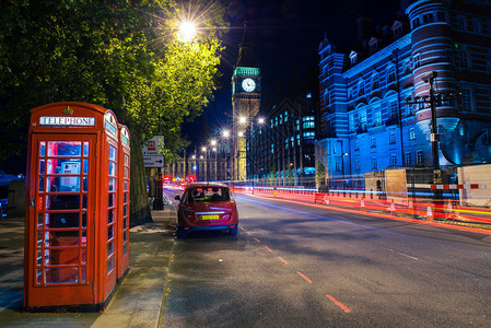 伦敦晚上城市生活图片