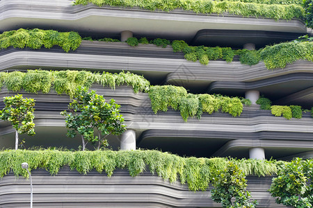 绿色生态建筑立面图片